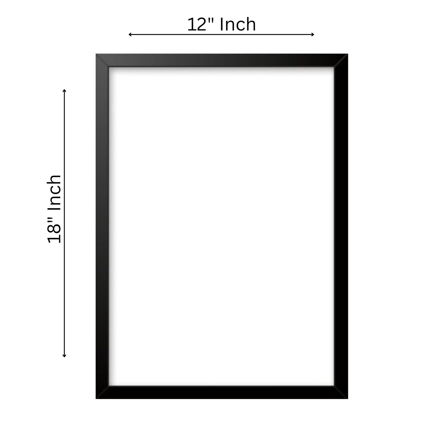 RangDeWalls© A3 Size Photo Frames 12x18 Inch | PVC & Acrylic Wall Frames for Home & Office Decoration ( Size - 12 x 18 Inches, Black ) - Set of 4